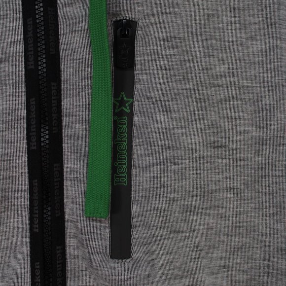 Heineken Sweater Men's XL Hoodie / Full Zip - Picture 5 of 14